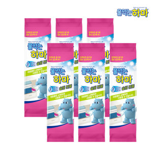 물먹는 하마 슬림 제습제 본품 x6개