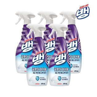 이지오프뱅 곰팡이 & 살균 강력 세정제 470ml x5개