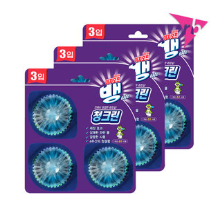 이지오프뱅 청크린 드롭 변기세정제 3개입 x3개
