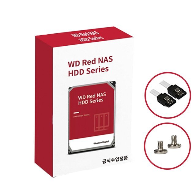 WD Red Pro 10TB WD102KFBX NAS 하드디스크 (7,200RPM/256MB/CMR)