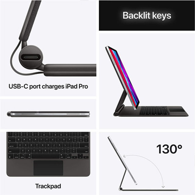 정품 iPad Pro 12.9 Magic Keyboard / 아이패드 프로 12.9 매직키보드 [영어(북미판)]