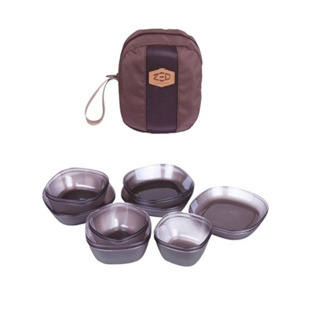 [제드]트라이탄 오블 테이블웨어 4세트/캠핑식기