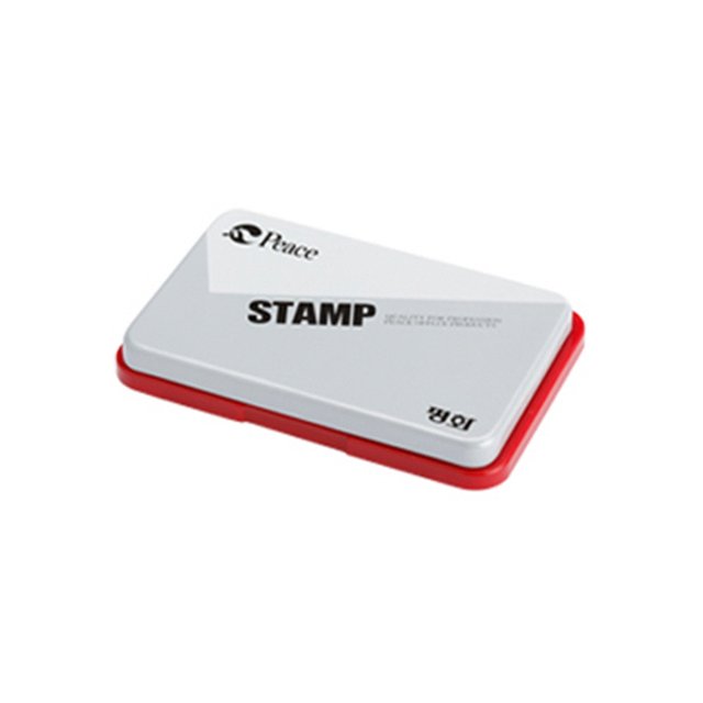 피스코리아(peace) 스탬프 적색 119x80x15mm