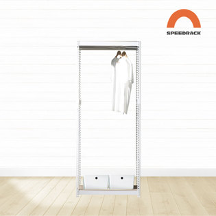 스피드랙 V2 행거 W700XD500XH1950X2단X행거봉1개 드레스룸