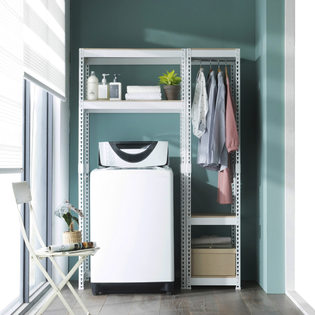 스피드랙 세탁실세트 800X400X1950X2단+400X3단행거