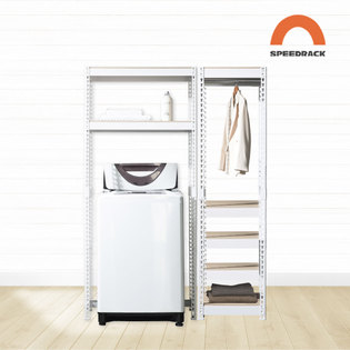 스피드랙 세탁실세트 800X600X2100X2단+600X5단행거