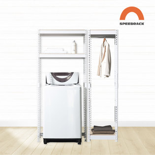 스피드랙 세탁실세트 800X500X2100X2단+500X2단행거