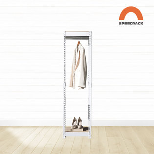 스피드랙 V2 행거 W500XD500XH1200X2단X행거봉1개 드레스룸