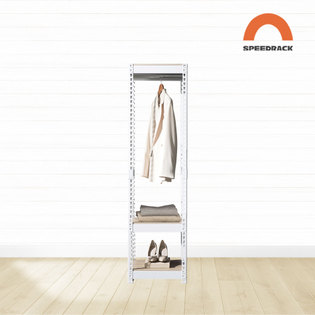 스피드랙 V2 행거 W500XD500XH1950X3단X행거봉1개 드레스룸