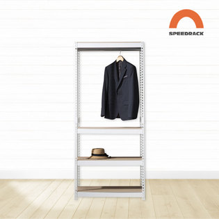 스피드랙 V2 행거 W700XD600XH2400X4단X행거봉1개 드레스룸