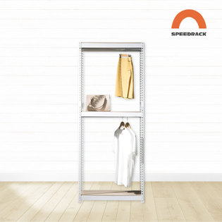 스피드랙 V2 행거 W700XD600XH1800X3단X행거봉2개 드레스룸