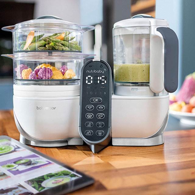 베이비무브 이유식마스터기 쿡마스터플러스 이유식조리기 [그레이][5in1 올인원 이유식마스터기 멀티쿠커]