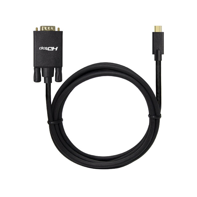 USB C타입 TO VGA 케이블 RGB 1.8M HT-3C008
