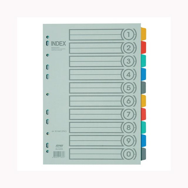 대흥 파일인덱스지 PP I-610 (10분류)