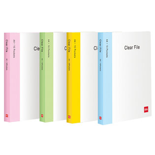 투명클리어화일(20매/녹색/OfficeDEPOT)