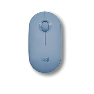 (정가 34,900원) [정품]무소음 블루투스&무선 마우스 Pebble M350[블루]