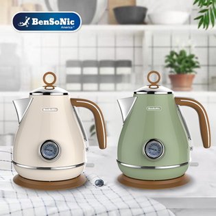 레트로 전기포트 KE-1219TG (1.7L, 에메랄드)