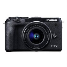 [정품]캐논 EOS M6 MarkⅡ 미러리스 카메라  렌즈키트[블랙][본체+15-45mm][16GB메모리증정]