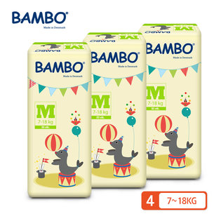 밤보서커스 기저귀 4단계 대용량 3팩 1Box (50Px3팩)