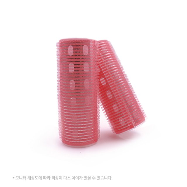 열전도 헤어롤 36mm 핑크 세트 2pcs 앞머리 뽕 구르프