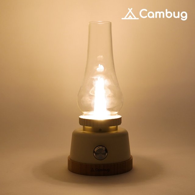 [캠핑시즌할인행사] 웨이코스 씽크웨이 Cambug CL6 글라스 감성랜턴