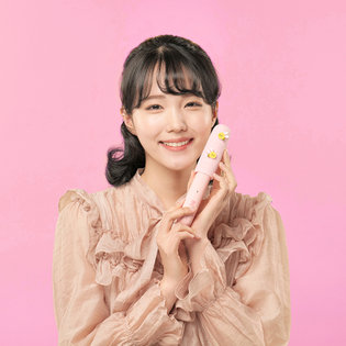 비블리 꿀벌 미니 고데기 CL-601 (무선, 핑크)