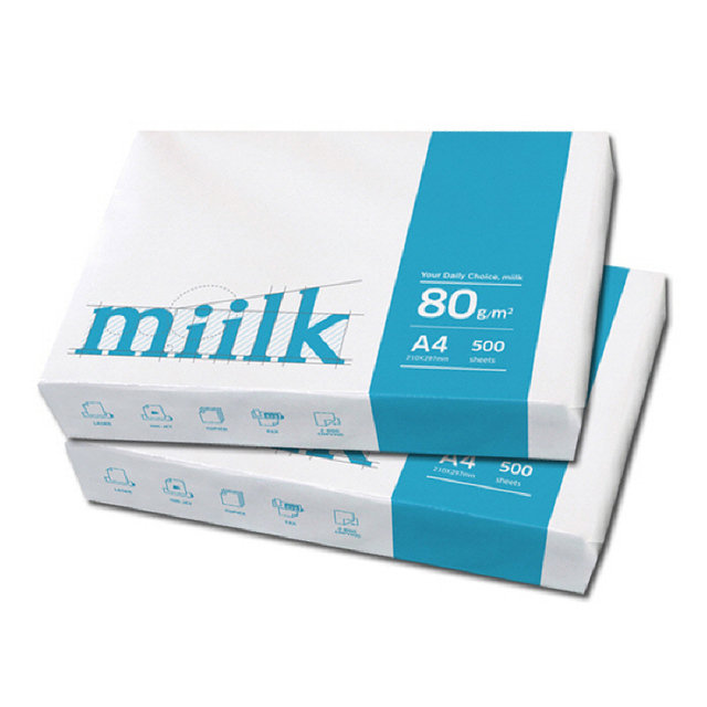 밀크 A4용지 80g 2권(1000매) Miilk