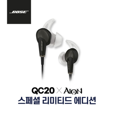  [정품]보스 QC20 노이즈캔슬링 이어폰[IOS전용][블랙][QC20 IOS]