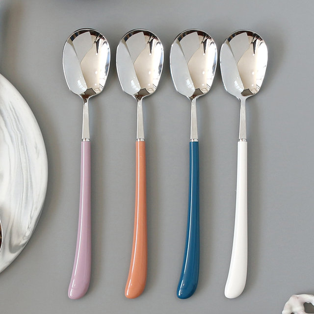 스완 실버 커트러리 디너스푼 - 다크핑크