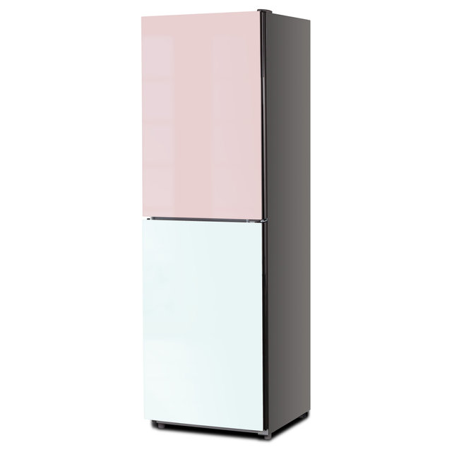 Haier 하이얼  HRP257MDPW 글램글라스 스마트콤비냉장고 248L 핑크