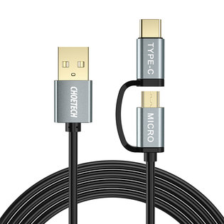 초텍 2in1 USB to C타입+5핀 케이블(1.2m) XAC-0012-102BK