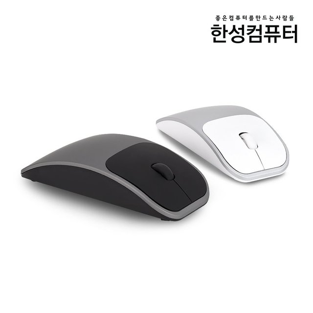 HM88 무선마우스(2.4GHz DPI 1000 5버튼 그레이 실버)