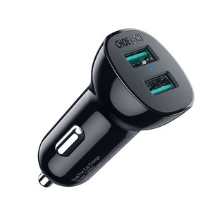 [CHOETECH] 초텍 QC 3.0 36W 듀얼 USB A타입 고속 차량충전기 C0051