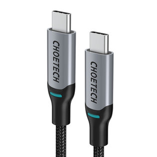 H 초텍 C타입 to C타입 PD 100W 케이블(1.8m) XCC-1002-GY