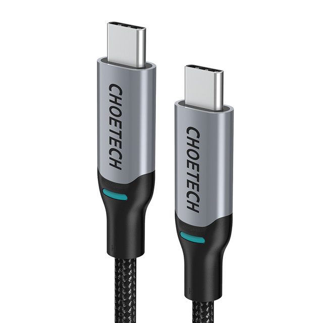 H 초텍 C타입 to C타입 PD 100W 케이블(1.8m) XCC-1002-GY