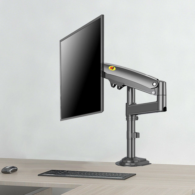 알파플랜 NB H100 싱글 모니터암 27인치 32인치 12KG 거치대 