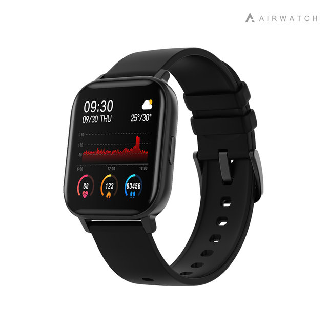 [젤센] 에어워치 스마트워치 AIRWATCH / IPX7 방수[블랙]