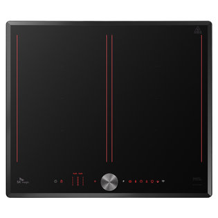 보더리스 빌트인 인덕션 4구 IHR-BQ410 (최고 전체출력 6,600W, 8개의 듀얼쿼드 코일, 5컬러 라이팅)