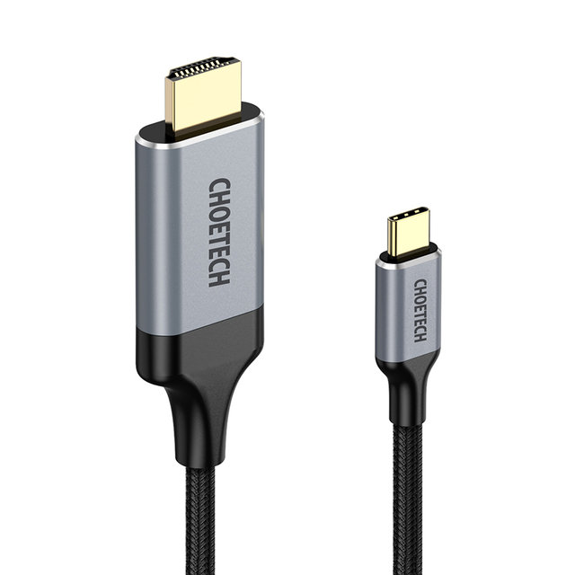 H 초텍 C타입 to HDMI 케이블(2m) CH0021-BK