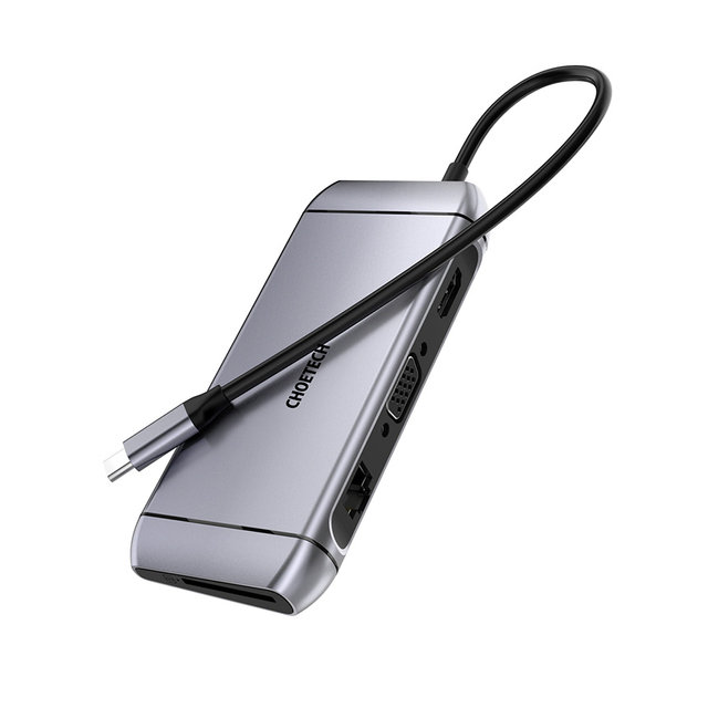 H 초텍 9in1 C타입 to 어댑터 허브 HUB-M15-GY