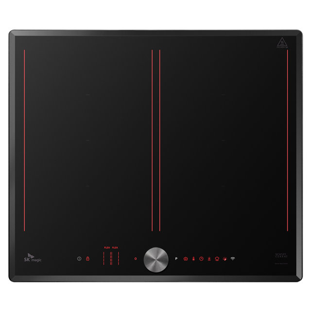 보더리스 인덕션 4구 IHR-BQ410 (80mm, 최고 전체출력 6,600W, 8개의 듀얼쿼드 코일, 5컬러 라이팅)