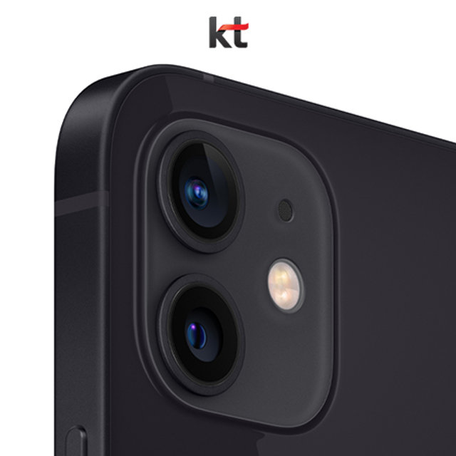 [KT] 아이폰12, 64GB, 블랙, AIP12-64BK