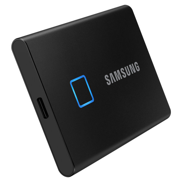 공식인증 포터블 외장SSD T7 Touch 1TB 블랙 MU-PC1T0K/WW (정품)