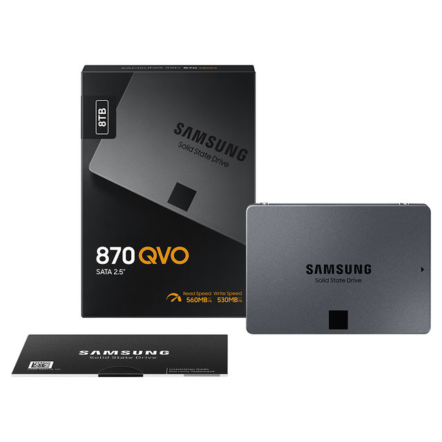 공식인증 삼성SSD 870 QVO 8TB QLC MZ-77Q8T0BW (정품)