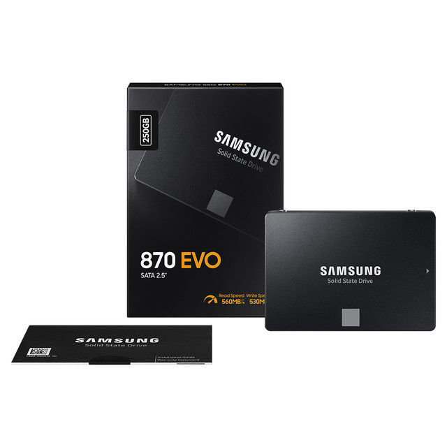 공식인증 삼성SSD 870 EVO 250GB SATA3 TLC MZ-77E250B/KR (정품)