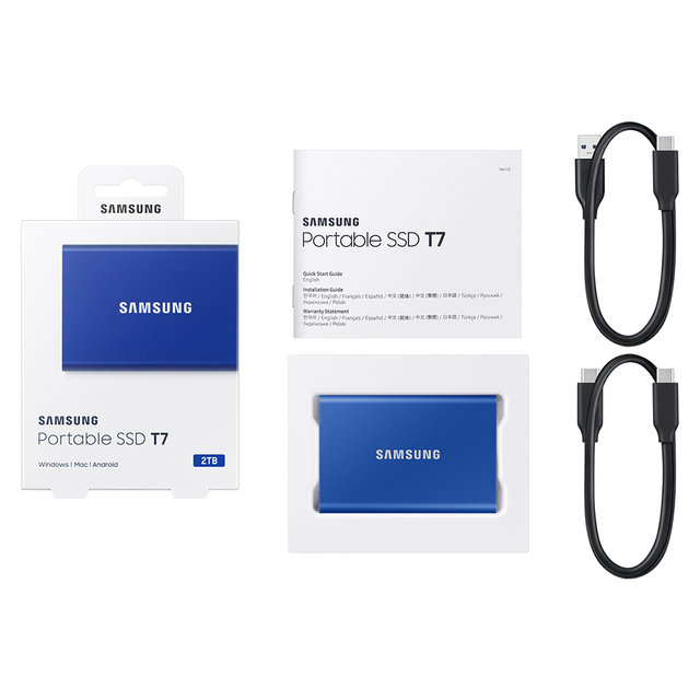 포터블 외장SSD T7 2TB 인디고블루 MU-PC2T0H/WW (정품)