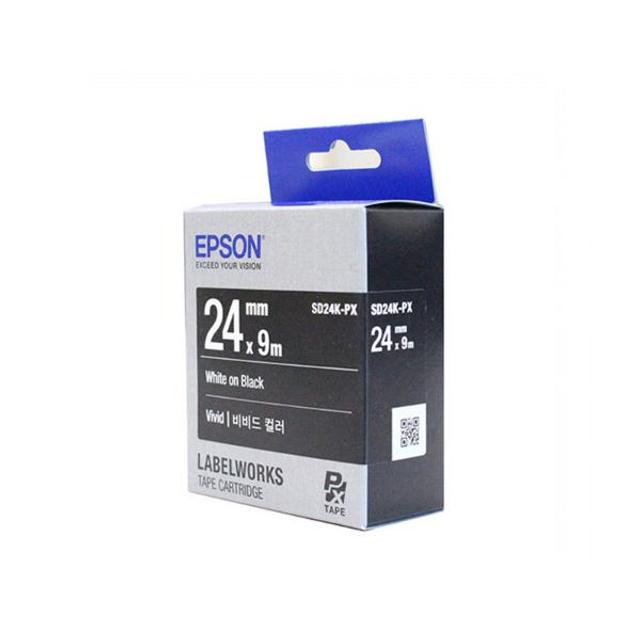 엡손 테이프카트리지 SD24K(24mmBlackWhite)
