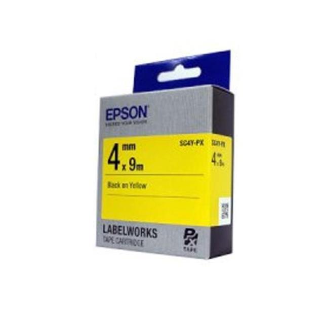 엡손 테이프카트리지 SC4Y(4mm Yellow Black)