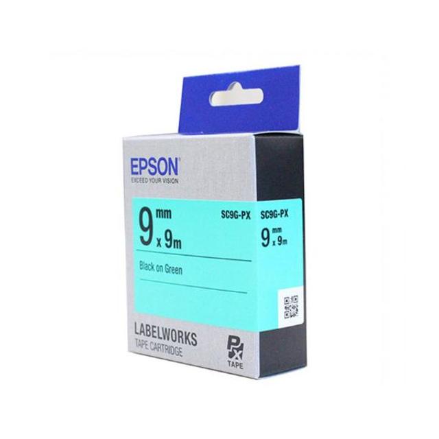 엡손 테이프카트리지 SC9G(9mm Green Black)