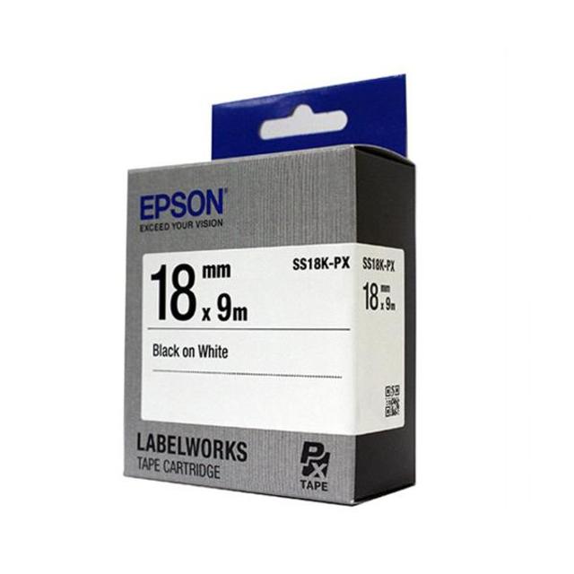 엡손 테이프카트리지 SS18K(18mm White Black)